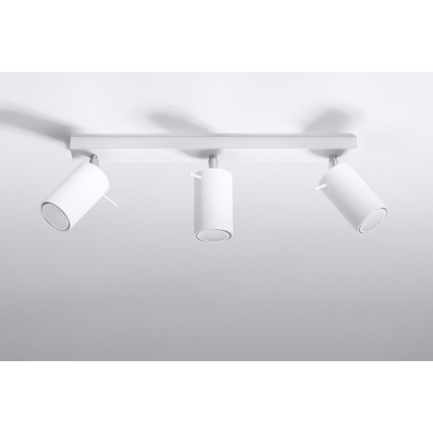 Φωτιστικό σποτ RING 3 3xGU10/10W/230V λευκό