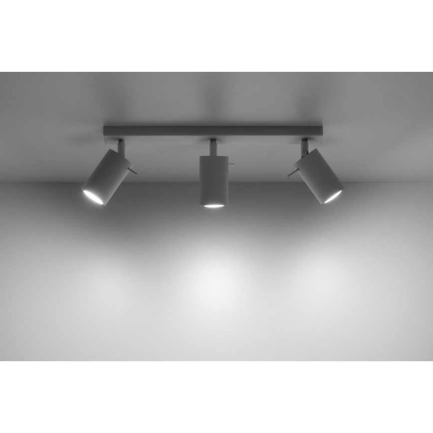 Φωτιστικό σποτ RING 3 3xGU10/10W/230V λευκό