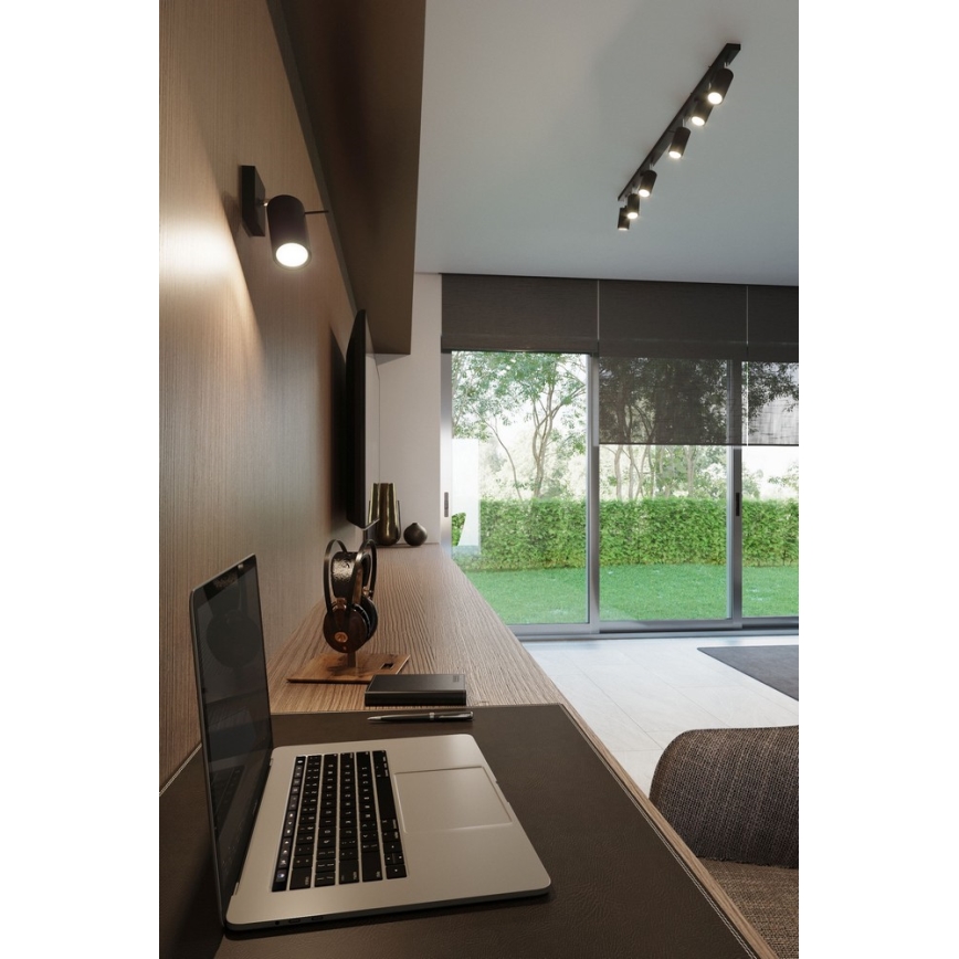 Φωτιστικό σποτ RING 3 3xGU10/10W/230V μαύρο