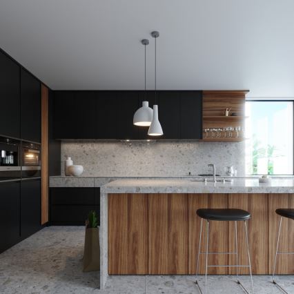 Φωτιστικό οροφής με καλώδιο DAMASO 1xE27/60W/230V σκυρόδεμα