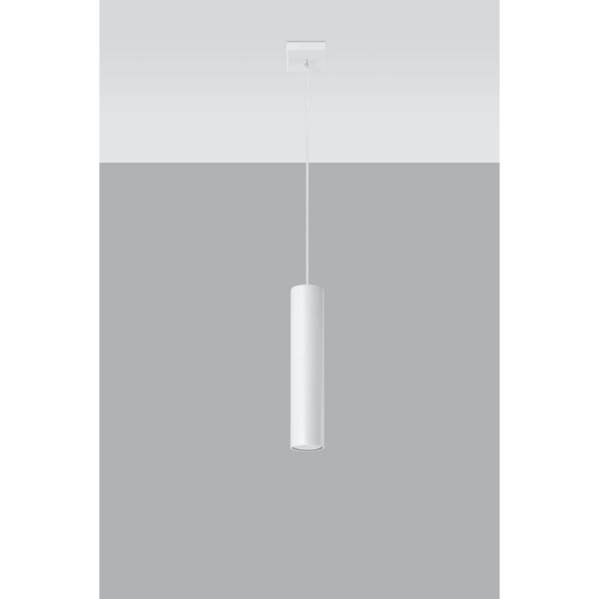 Κρεμαστό φωτιστικό οροφής LAGOS 1 1xGU10/10W/230V λευκό