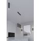 Κρεμαστό φωτιστικό οροφής LAGOS 1 1xGU10/10W/230V μαύρο