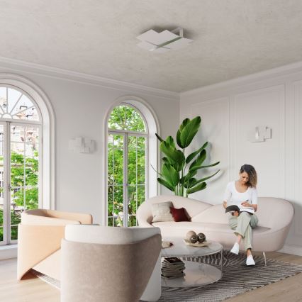 Φωτιστικό τοίχου CELIA 2xG9/40W/230V γυαλιστερό χρώμιο/λευκό