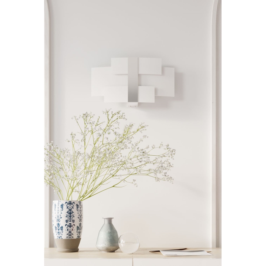 Φωτιστικό τοίχου CELIA 2xG9/40W/230V γυαλιστερό χρώμιο/λευκό