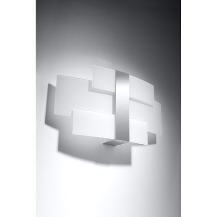 Φωτιστικό τοίχου CELIA 2xG9/40W/230V γυαλιστερό χρώμιο/λευκό