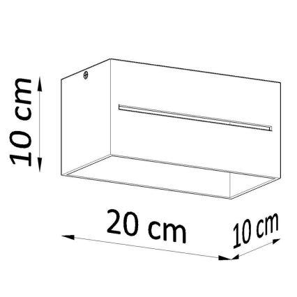 Φωτιστικό οροφής LOBO 2xG9/40W/230V λευκό