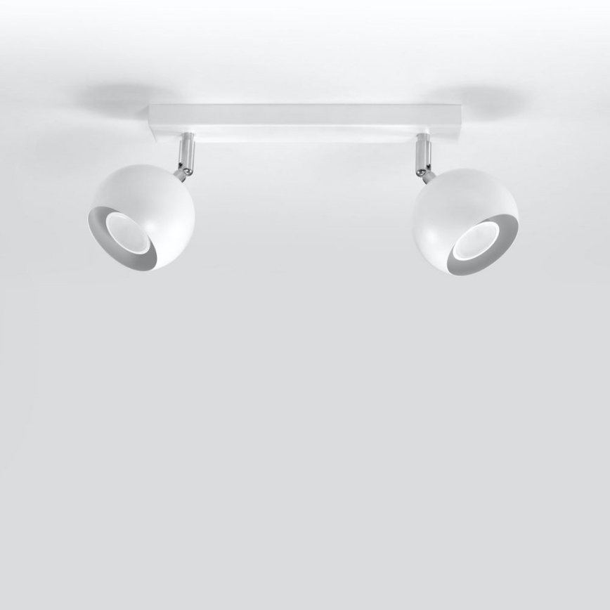 Φωτιστικό σποτ οροφής OCULARE 2xGU10/10W/230V