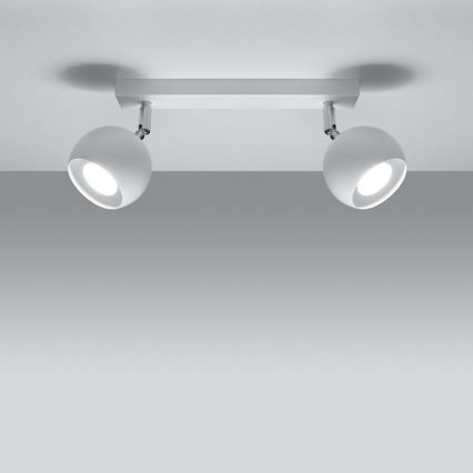 Φωτιστικό σποτ οροφής OCULARE 2xGU10/10W/230V