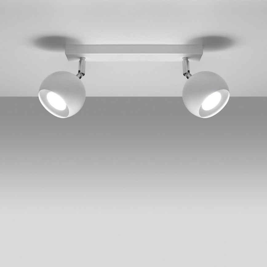 Φωτιστικό σποτ οροφής OCULARE 2xGU10/10W/230V