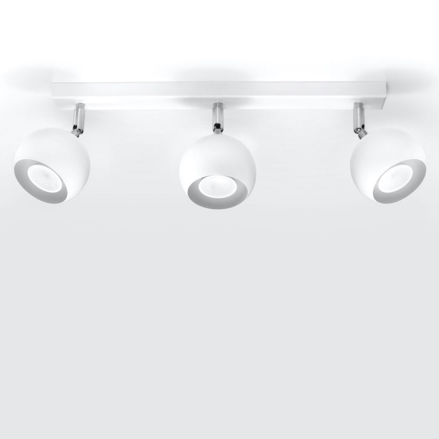 Φωτιστικό σποτ οροφής OCULARE 3xGU10/10W/230V