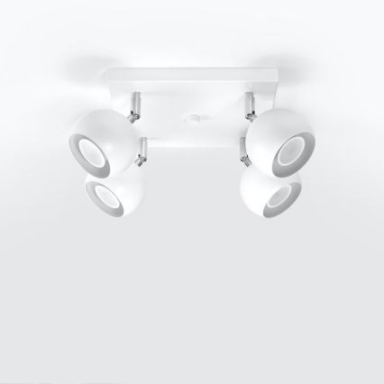 Φωτιστικό σποτ οροφής OCULARE 4xGU10/10W/230V