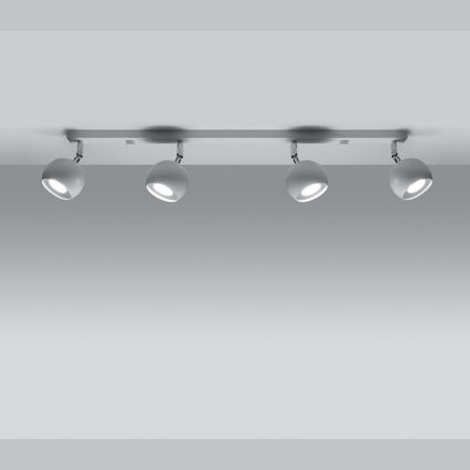Φωτιστικό σποτ οροφής OCULARE 4xGU10/10W/230V