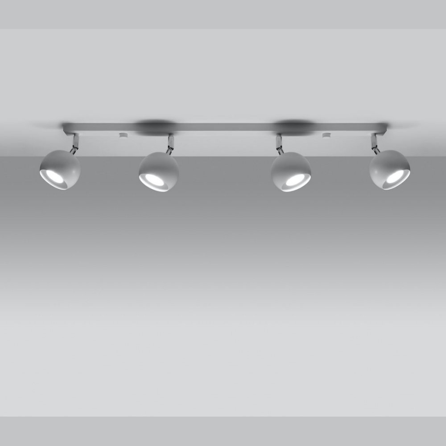 Φωτιστικό σποτ οροφής OCULARE 4xGU10/10W/230V
