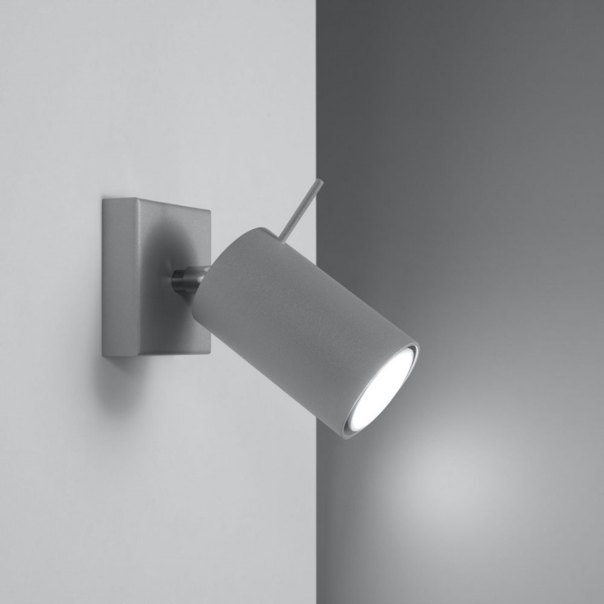 Σποτ τοίχου RING 1xGU10/10W/230V