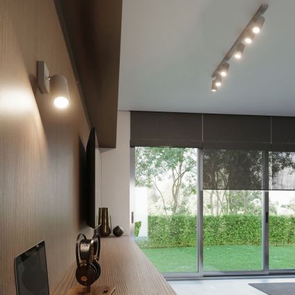 Φωτιστικό σποτ οροφής RING 2xGU10/10W/230V