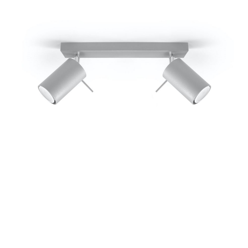 Φωτιστικό σποτ οροφής RING 2xGU10/10W/230V