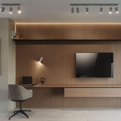 Φωτιστικό σποτ οροφής RING 2xGU10/10W/230V