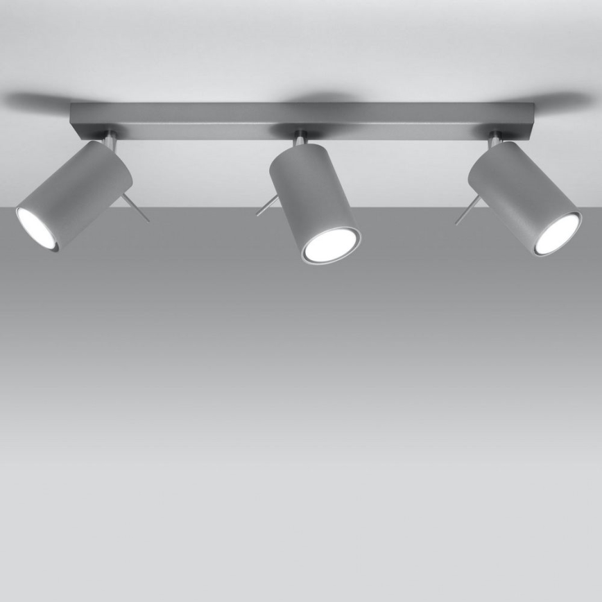 Φωτιστικό σποτ οροφής RING 3xGU10/10W/230V