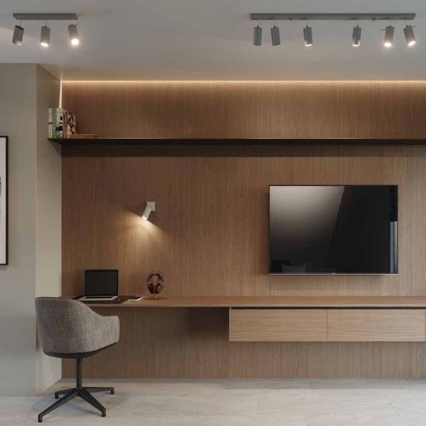 Φωτιστικό σποτ οροφής RING 4xGU10/10W/230V