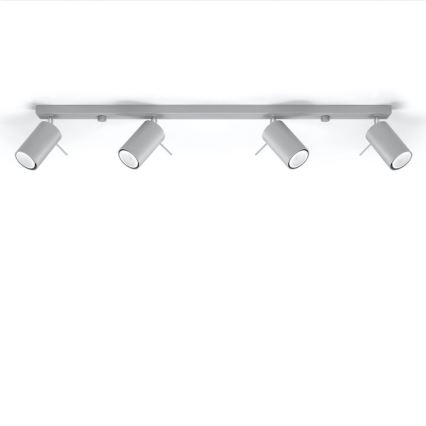 Φωτιστικό σποτ οροφής RING 4xGU10/10W/230V