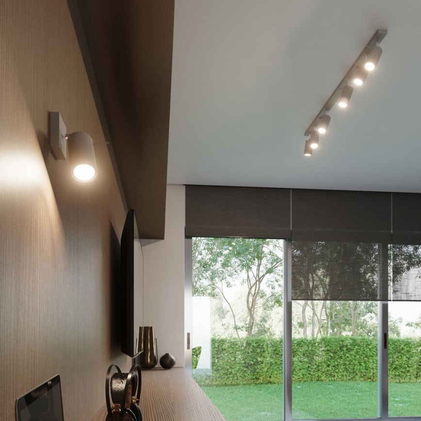 Φωτιστικό σποτ οροφής RING 4xGU10/10W/230V
