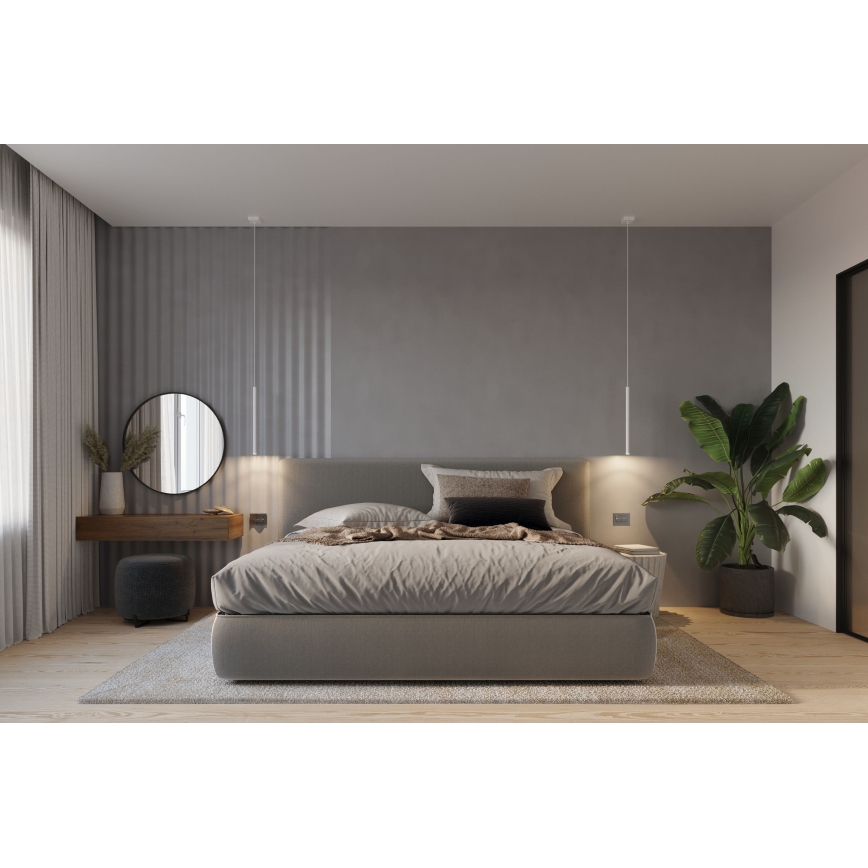 Κρεμαστό φωτιστικό οροφής PASTELO 3xG9/8W/230V λευκό