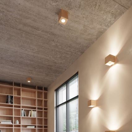 Φωτιστικό σποτ QUAD 1xGU10/10W/230V οξιά