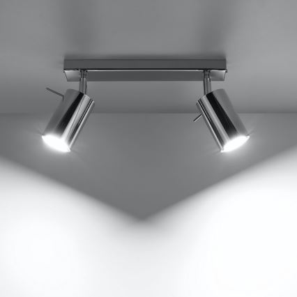 Φωτιστικό σποτ RING 2xGU10/10W/230V