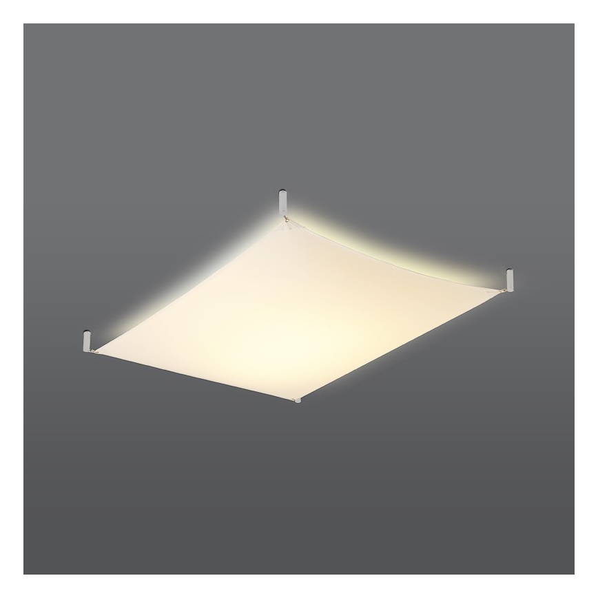 Φωτιστικό οροφής LED LUNA 2xG13/8,5W/230V 80x105 cm λευκό