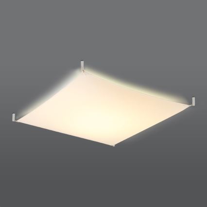 LED φωτιστικό οροφής LUNA 4xG13/8,5W/230V 105x105 εκ. λευκό
