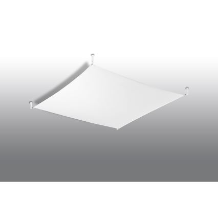 LED φωτιστικό οροφής LUNA 4xG13/8,5W/230V 105x105 εκ. λευκό