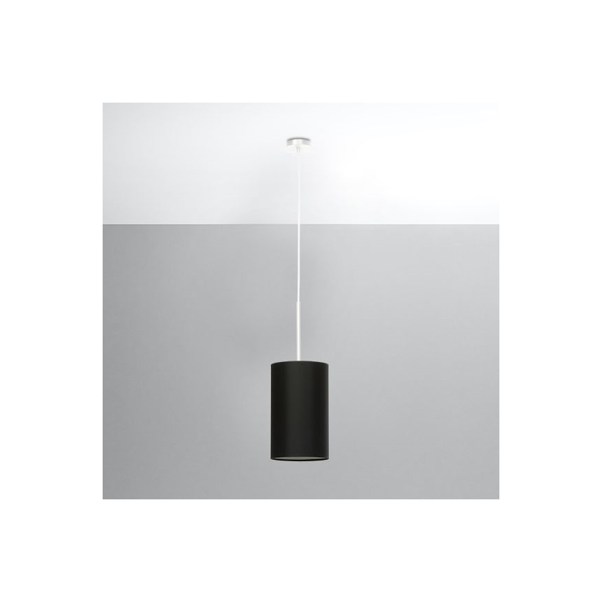 Πολύφωτο κρεμαστό OTTO 1xE27/60W/230V δ. 15 cm μαύρο