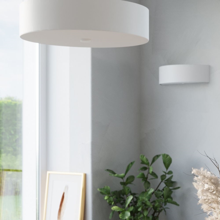 Φωτιστικό οροφής SKALA 3xE27/60W/230V διάμετρος 30 cm λευκό