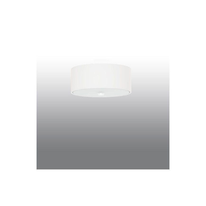 Φωτιστικό οροφής SKALA 3xE27/60W/230V διάμετρος 30 cm λευκό