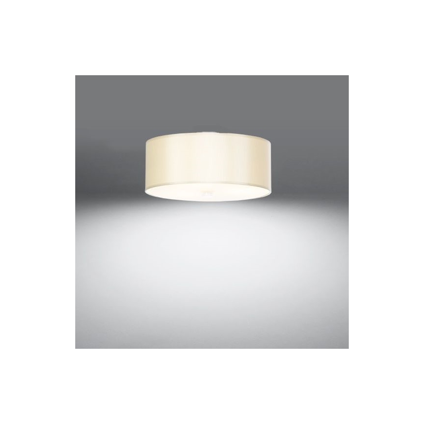 Φωτιστικό οροφής SKALA 3xE27/60W/230V διάμετρος 30 cm λευκό