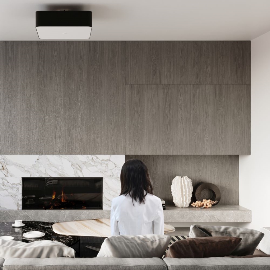 Φωτιστικό οροφής LOKKO 5xE27/60W/230V 45 cm μαύρο