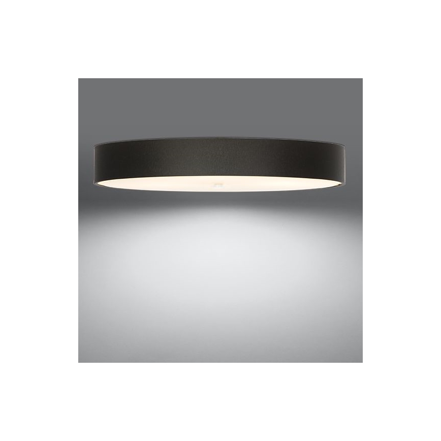 Φωτιστικό οροφής SKALA 6xE27/60W/230V δ. 100 cm μαύρο