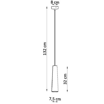 Κρεμαστό φωτιστικό οροφής ELECTRA 1xGU10/40W/230V