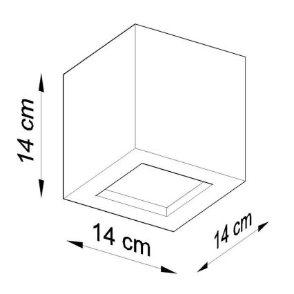 Φωτιστικό τοίχου LEO 1xE27/60W/230V γκρι