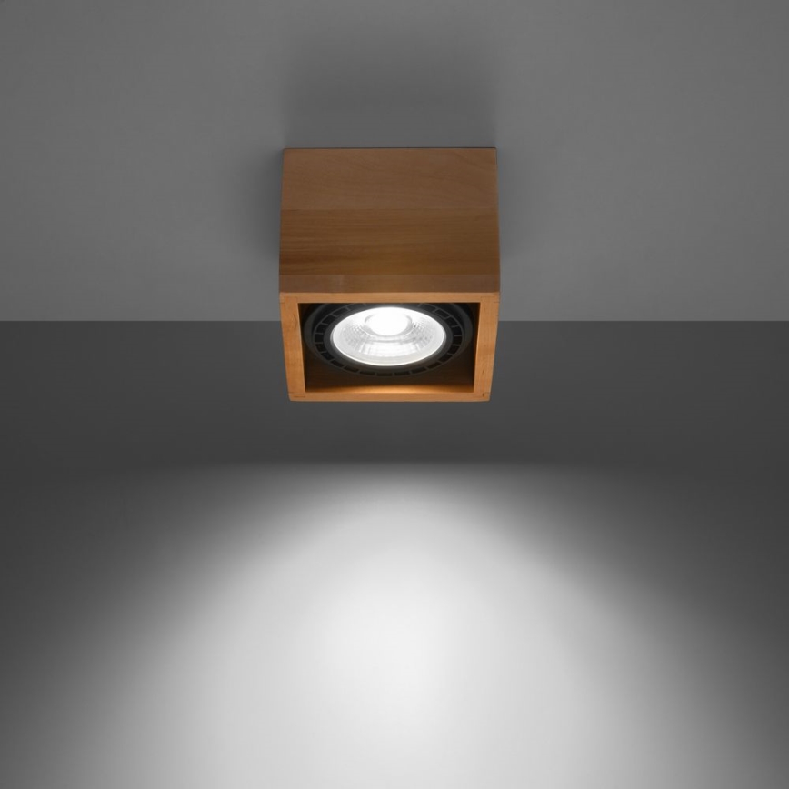 Φωτιστικό οροφής QUATRO AR111 1xGU10/40W/230V οξιά