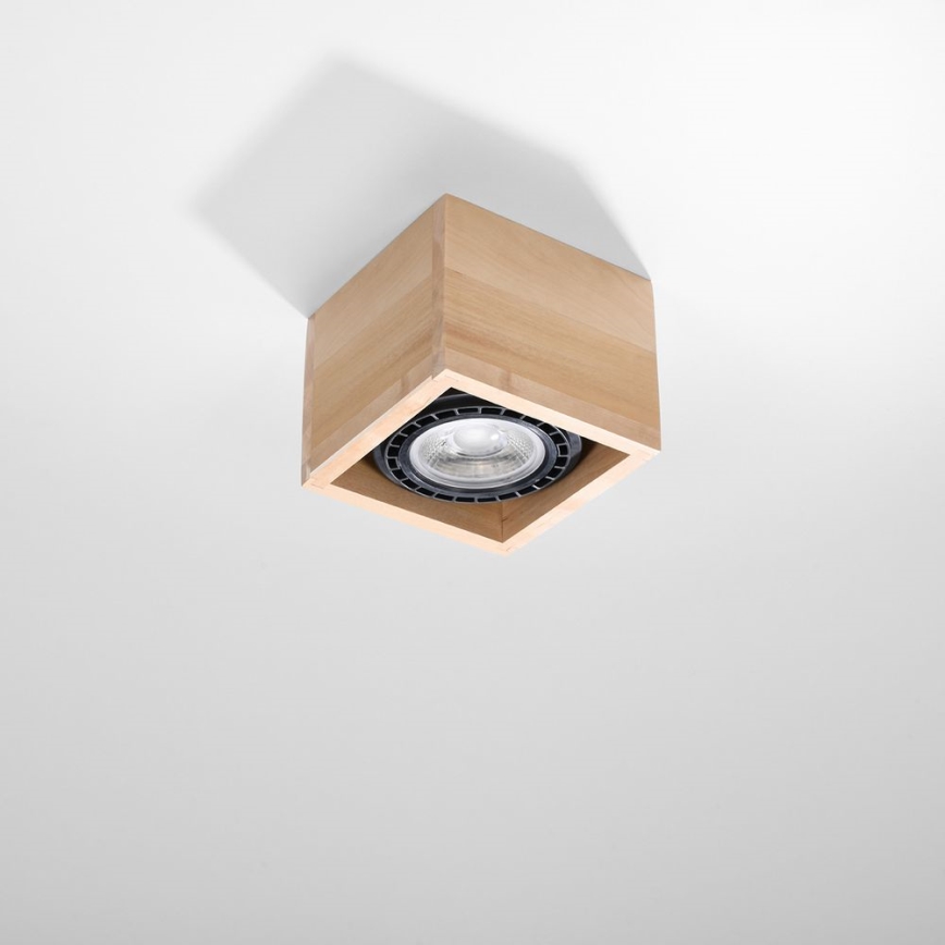 Φωτιστικό οροφής QUATRO AR111 1xGU10/40W/230V οξιά