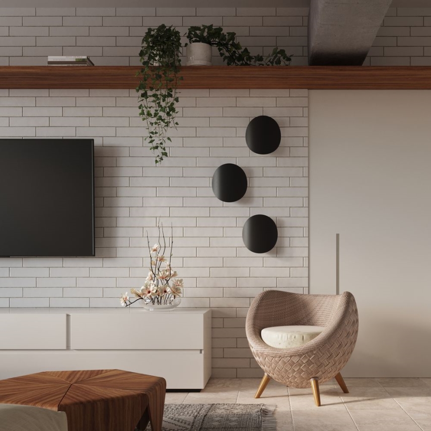 Φωτιστικό τοίχου SENSES  2xG9/40W/230V μαύρο