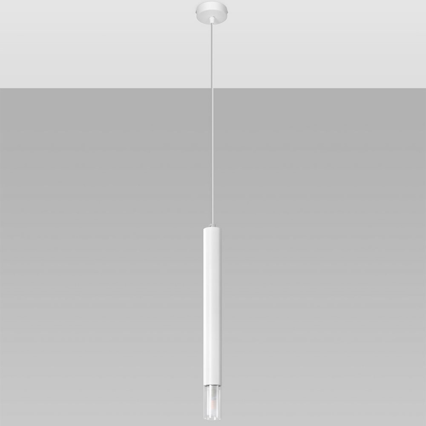 Κρεμαστό φωτιστικό μονόφωτο VIZIER 1xG9/12W/230V λευκό