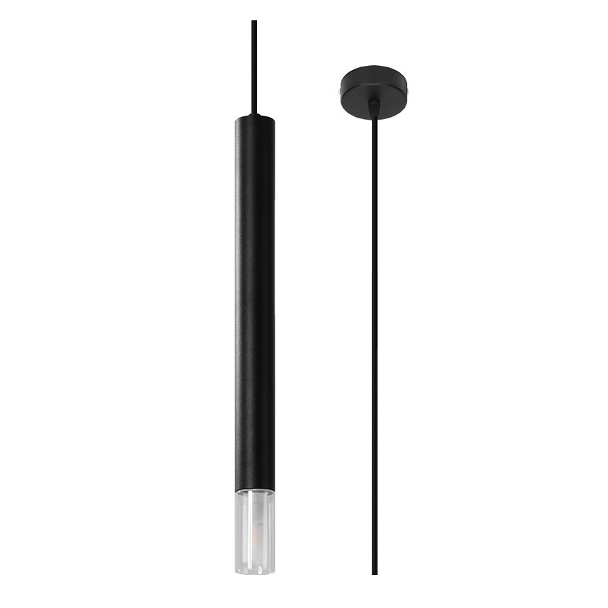 Κρεμαστό φωτιστικό μονόφωτο VIZIER 1xG9/40W/230V μαύρο