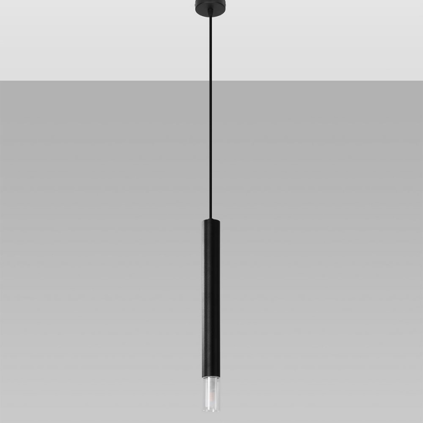 Κρεμαστό φωτιστικό μονόφωτο VIZIER 1xG9/40W/230V μαύρο