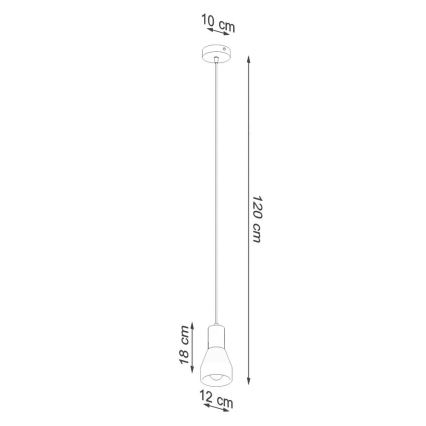 Κρεμαστό φωτιστικό οροφής QUBIC 1xE27/60W/230V τσιμέντο/Σημύδα/οξιά/μαύρο