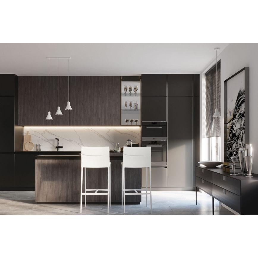 Πολύφωτο κρεμαστό ράγα TAZILA 3xES111/60W/230V λευκό