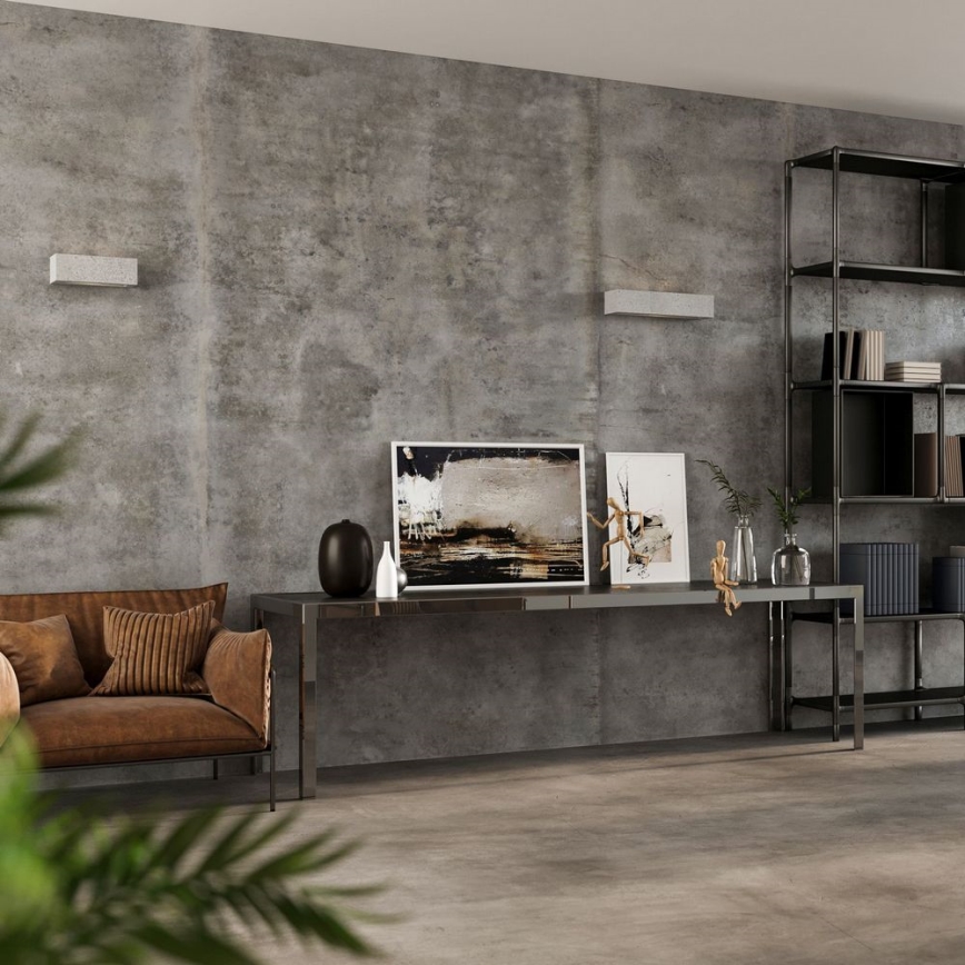 φωτιστικό τοίχου VEGA 2xE27/60W/230V 50 cm τσιμέντο