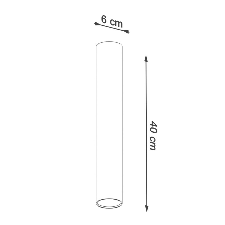 Φωτιστικό σποτ LAGOS 1xGU10/10W/230V 40 cm λευκό