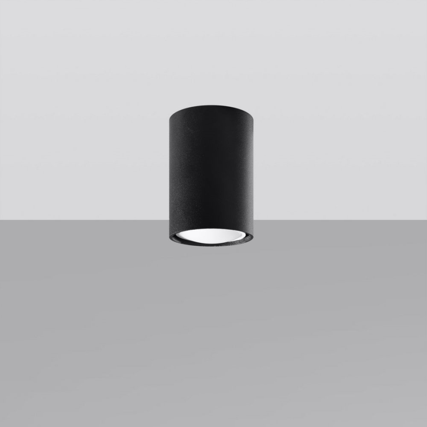 Φωτιστικό σποτ LAGOS 1xGU10/10W/230V 10 cm μαύρο